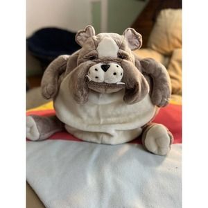 T.L. Toys HK LTD VINTAGE Bulldog Beanie Plush Retired